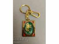 Olympic key ring - gold plated