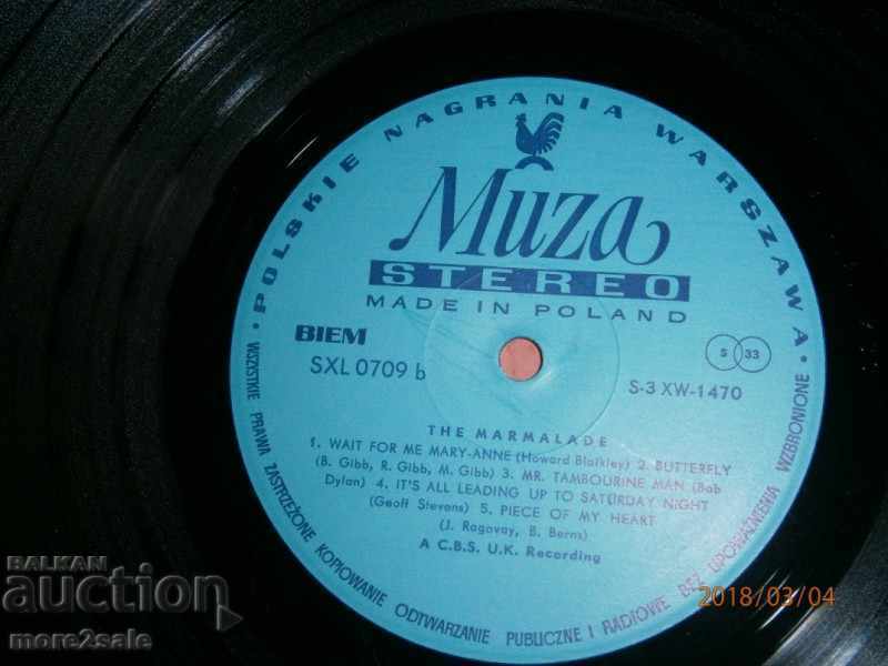 THE MARMALADE - big plate - MUZA SXL 0709 - 5 THE MARMALADE - big plate - MUZA SXL 0709 - 5