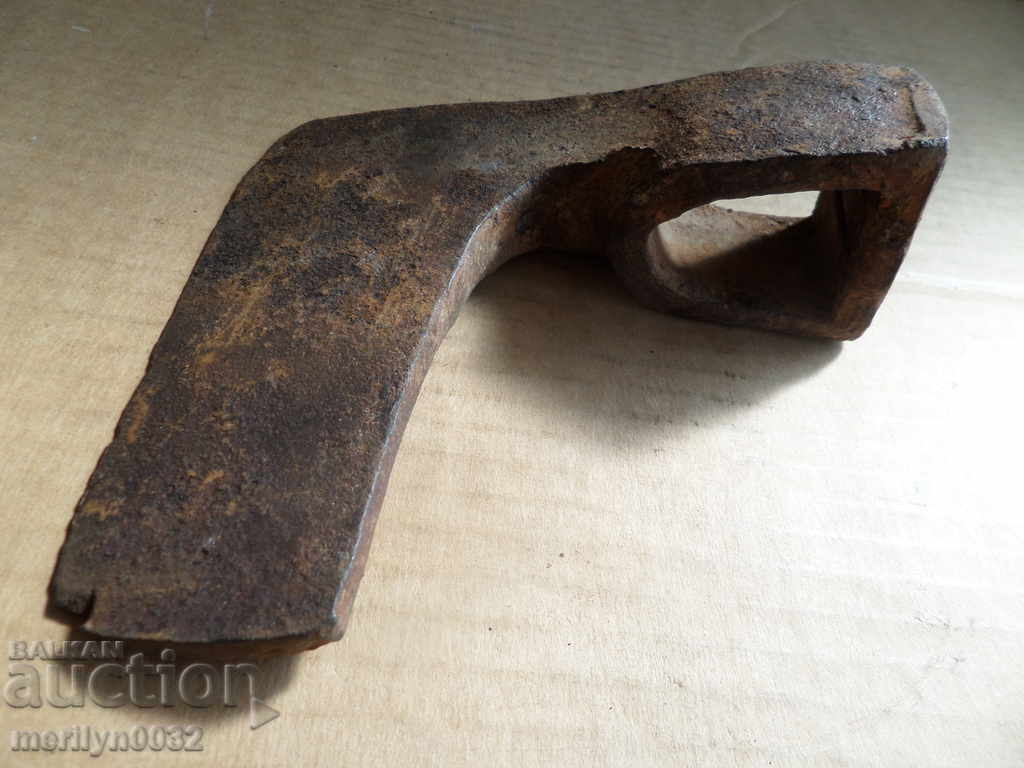 An old ax with a pressed toothed saber hat without a gauze - 7 An old ax with a pressed toothed saber hat without a gauze - 7