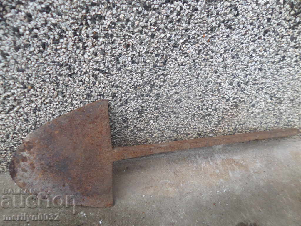 Hand forged lump from an old plow, wrought iron - 7 Hand forged lump from an old plow, wrought iron - 7