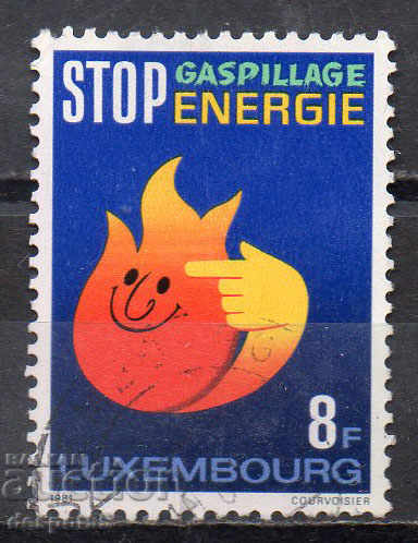 1981 Luxembourg. Εξοικονόμηση ενέργειας.