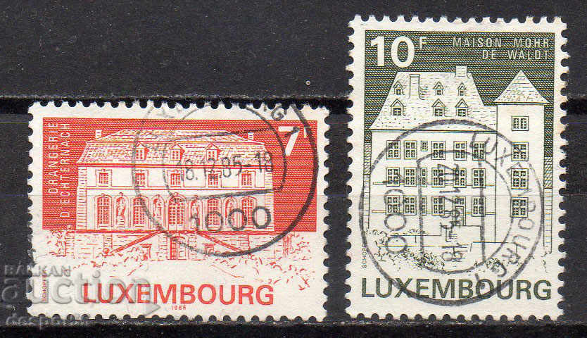 1985 Luxembourg. Ανακαινισμένα κτίρια.