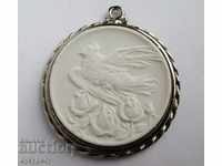 Old medal "For Peace" GDR Germany Meissen porcelain
