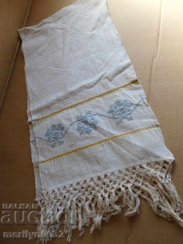 An old hand-woven cloth embroidery lace costume