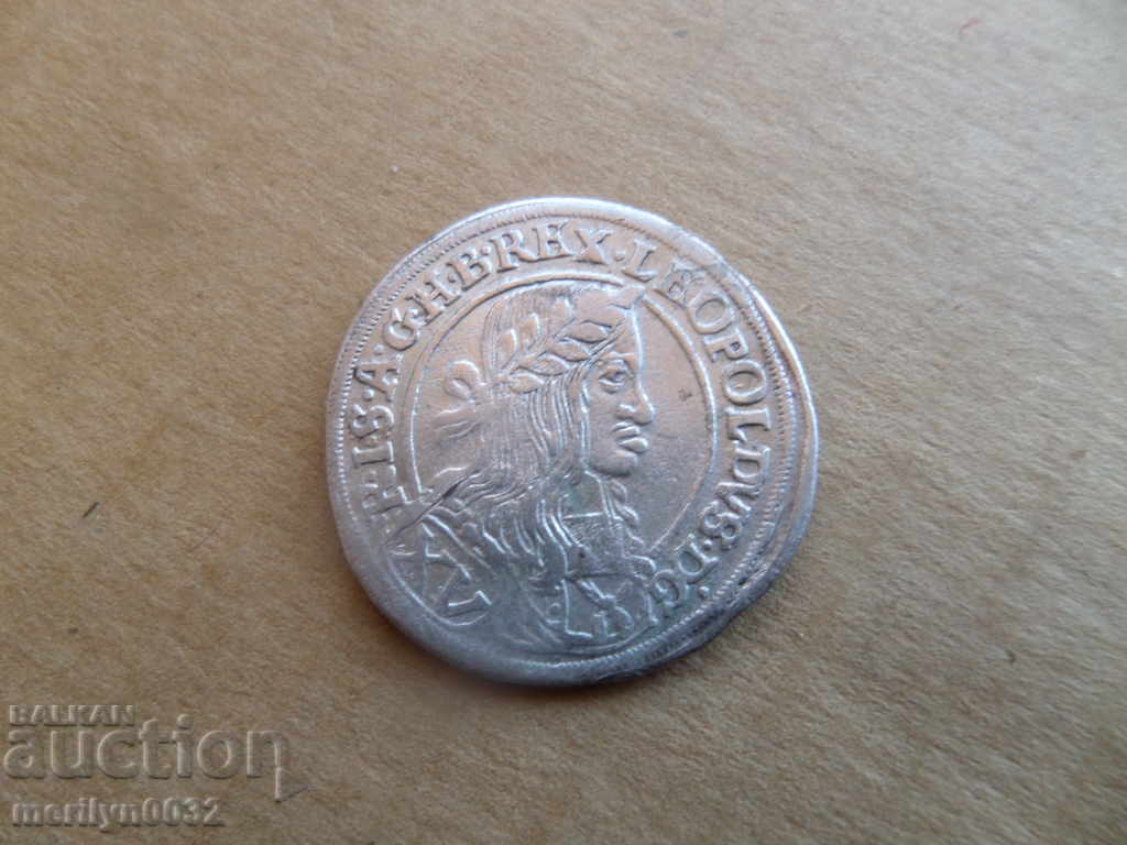 Auction Fourth Taler of Silver Leopold II Silver Coin Coat of Arms Auction Fourth Taler of Silver Leopold II Silver Coin Coat of Arms