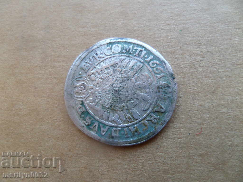 Fourth Taler of Silver Leopold II Silver Coin Coat of Arms - 5 Fourth Taler of Silver Leopold II Silver Coin Coat of Arms - 5