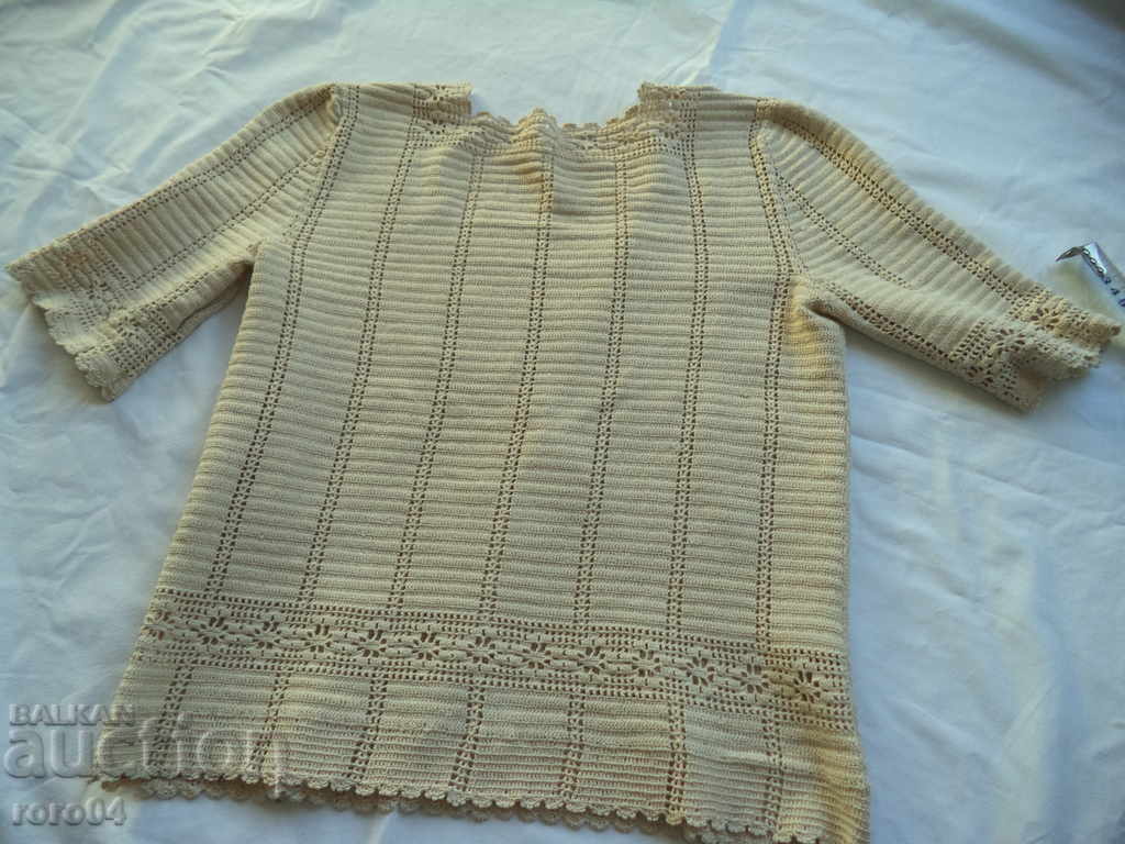 SAMOKOV HAND KNITTED BLOUSE ON A HOOK - 6 SAMOKOV HAND KNITTED BLOUSE ON A HOOK - 6