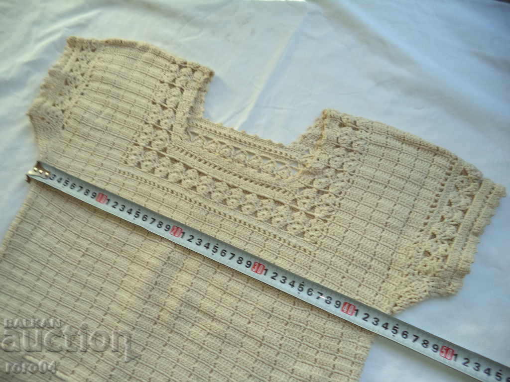 Auction SAMOKOV HAND KNITTED BLOUSE ON A HOOK Auction SAMOKOV HAND KNITTED BLOUSE ON A HOOK