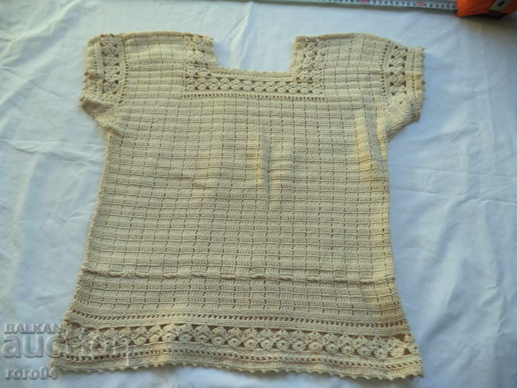 SAMOKOV HAND KNITTED BLOUSE ON A HOOK - 7 SAMOKOV HAND KNITTED BLOUSE ON A HOOK - 7