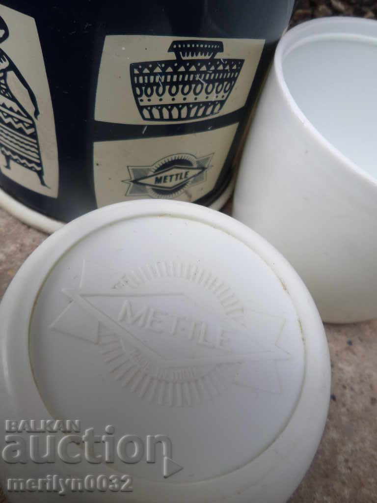 Old thermos, ketch, bottle, bottle, bottle of salt - 5 Old thermos, ketch, bottle, bottle, bottle of salt - 5