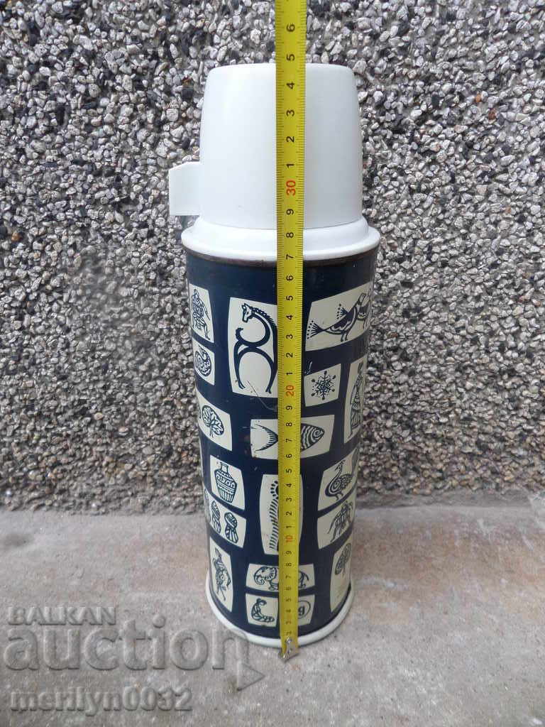 Old thermos, ketch, bottle, bottle, bottle of salt - 6 Old thermos, ketch, bottle, bottle, bottle of salt - 6