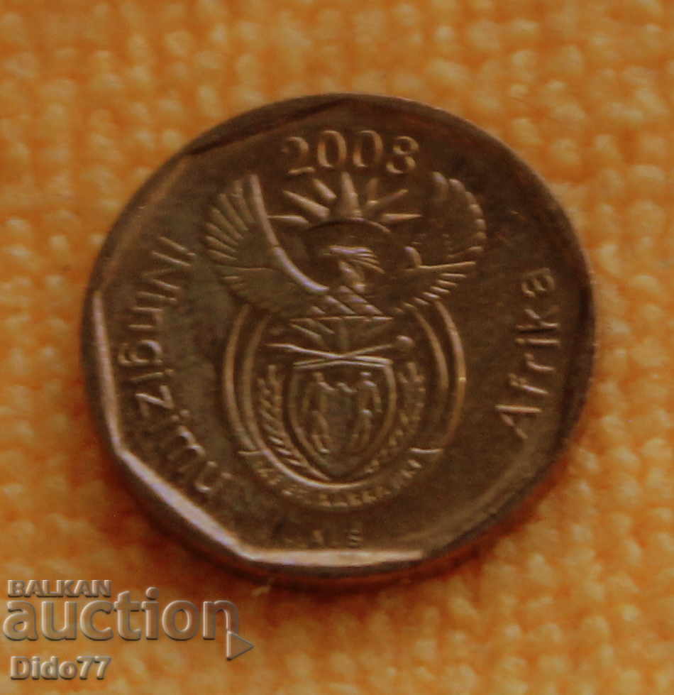2008 10 cents, South Africa, UNC