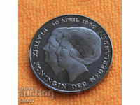 1980-2 1/2 Gulden - The Netherlands, Jubilee, Beatrice, TOP PRICE