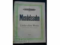 Mendelssohn: Cântece fără cuvinte