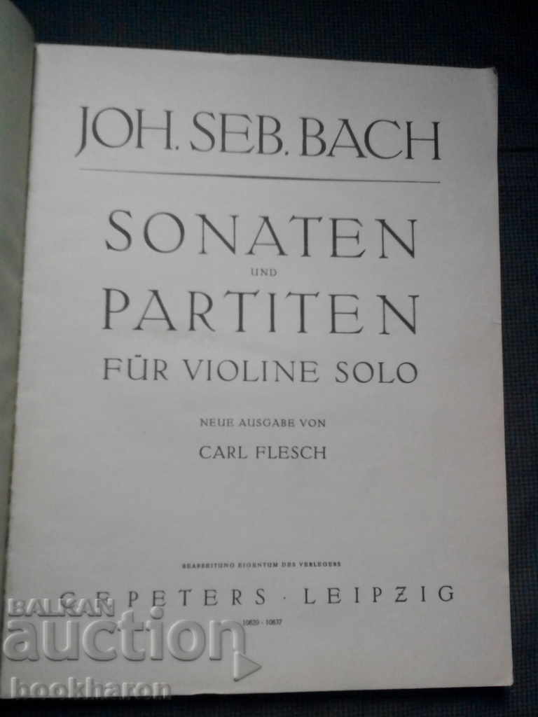 Bach: Sonatas, violin with price 5.00 BGN | € 2.56 Bach: Sonatas, violin with price 5.00 BGN | € 2.56