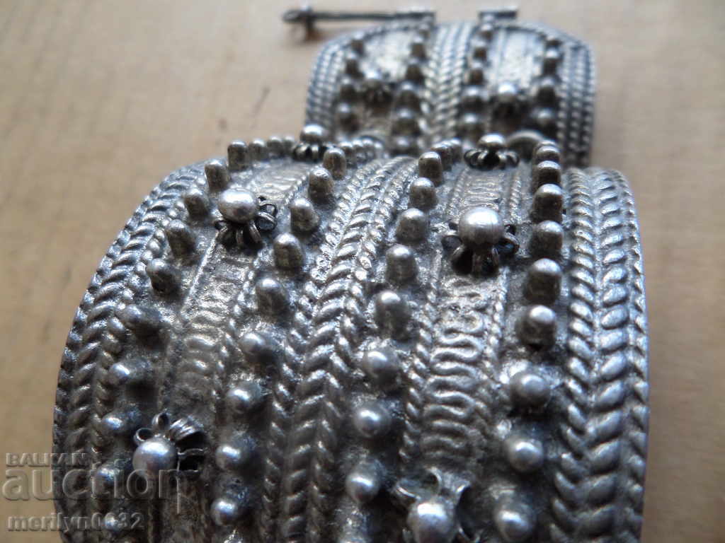 Bracelet Bracelet Bracelet Silver Saucer 18th century jewelery jewel - 5