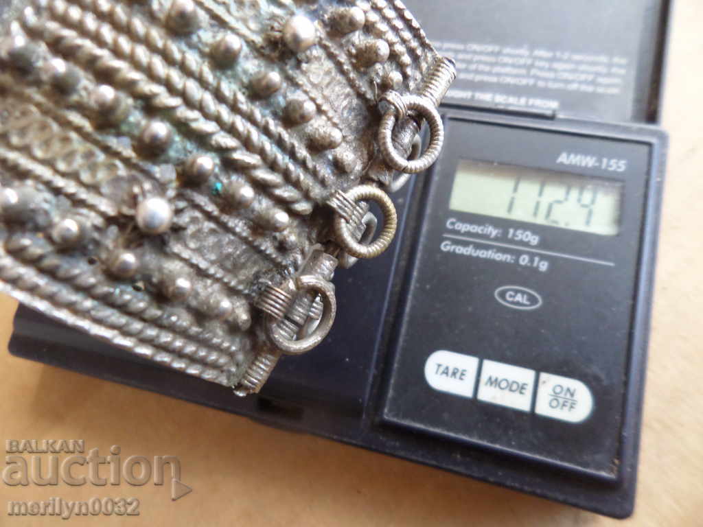 Bracelet Bracelet Bracelet Silver Saucer 18th century jewelery jewel - 6