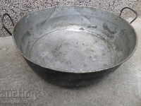 Παλιά Bakarena δίσκο μεγάλη για chutney κατσαρόλα χαλκού χαλκού