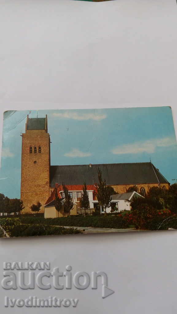 Пощенска картичка Minnertsga Ned. Herv. Kerk 1978