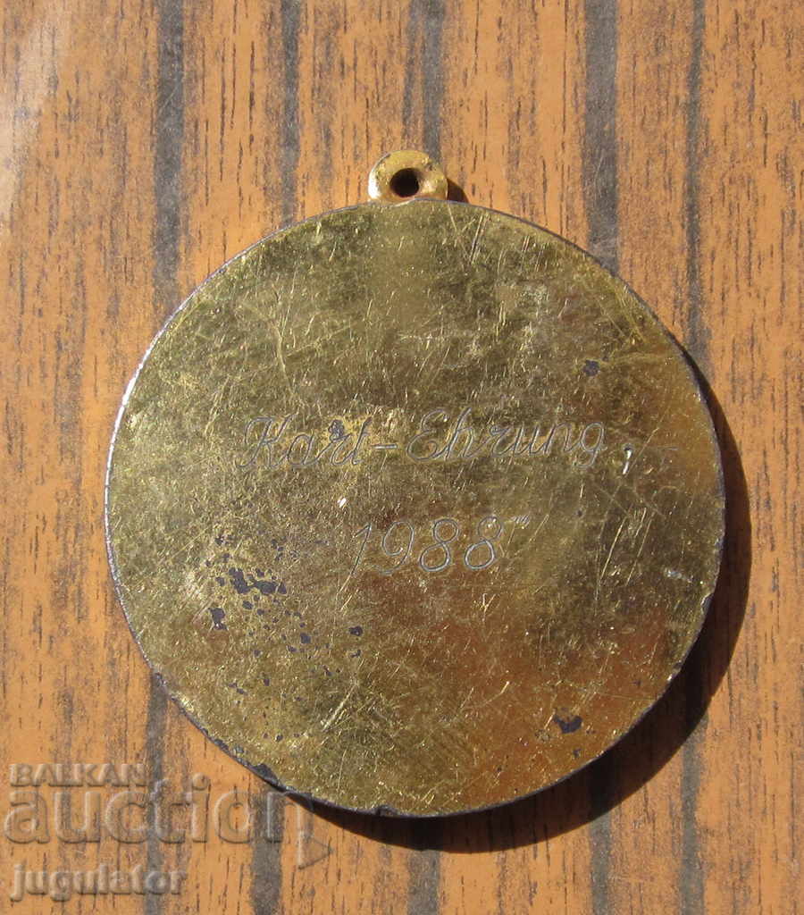 Auction German medal participant in karting competition Germany 1988 Auction German medal participant in karting competition Germany 1988