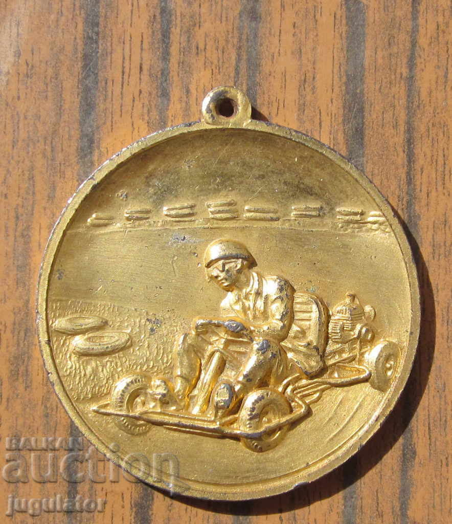 participant medalie germană într-o cursă de karturi Germania 1988