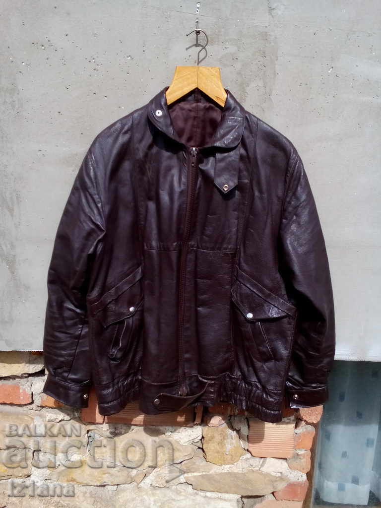 Old leather jacket PIRIN