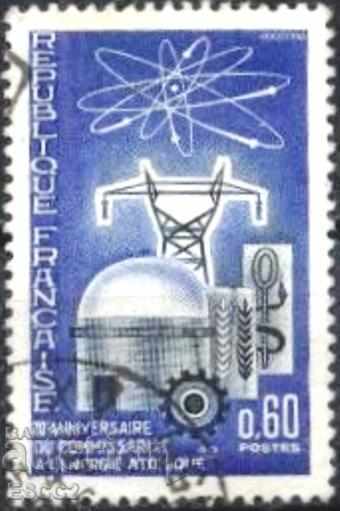 Клеймована марка Атомна енергия 1965  от Франция