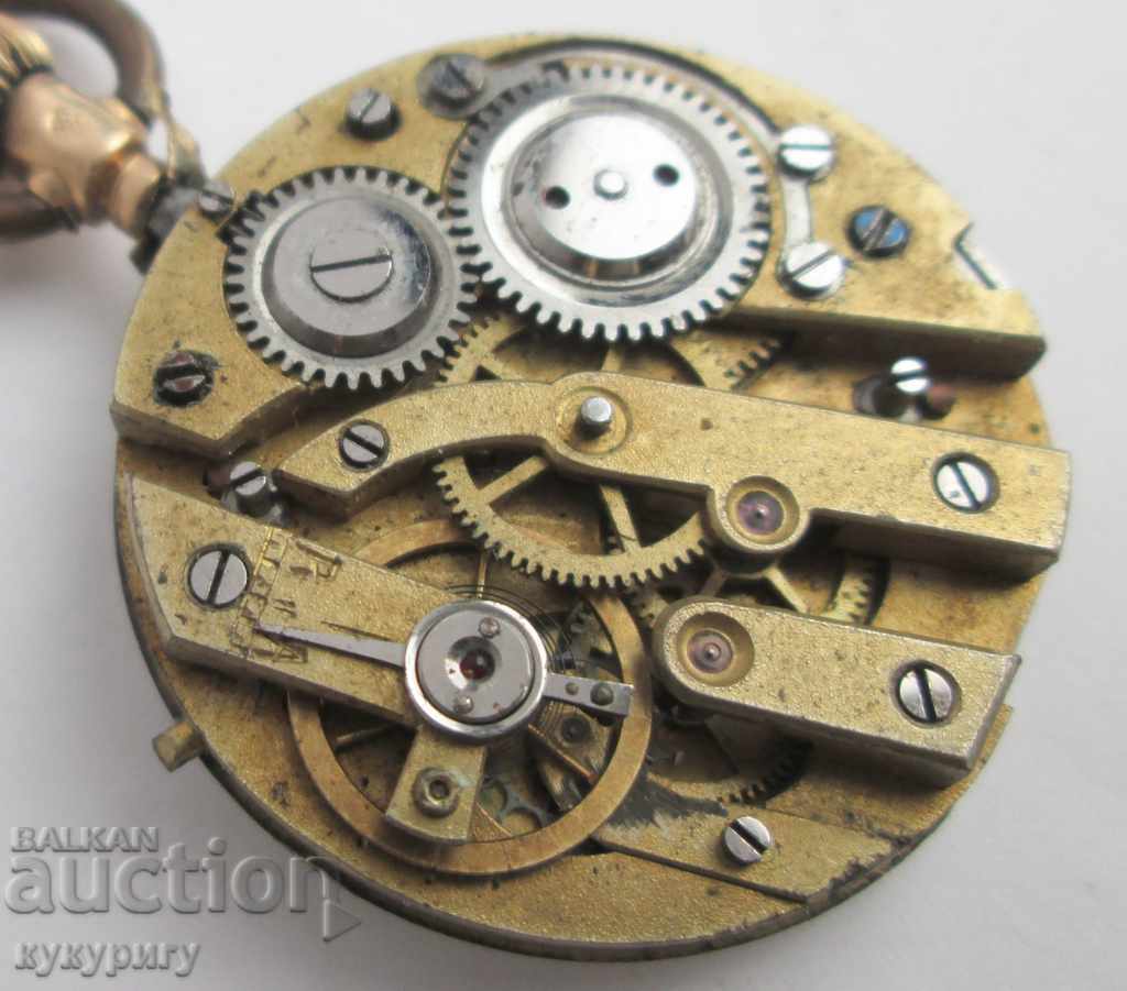 Auction An old lady's gold pocket watch machine Auction An old lady's gold pocket watch machine