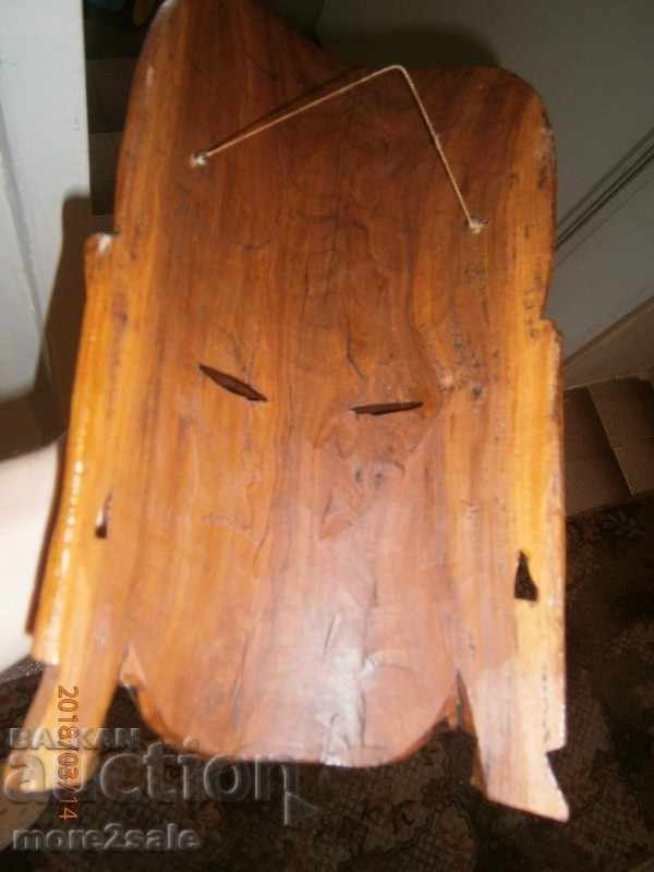 СТАРА ДЪРВЕНА МАСКА - МАСИВНА - АФРИКАНСКА - 6 СТАРА ДЪРВЕНА МАСКА - МАСИВНА - АФРИКАНСКА - 6