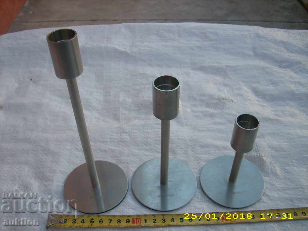 LOT OF THREE PURE NEW GERMAN CANDLE - 5 LOT OF THREE PURE NEW GERMAN CANDLE - 5