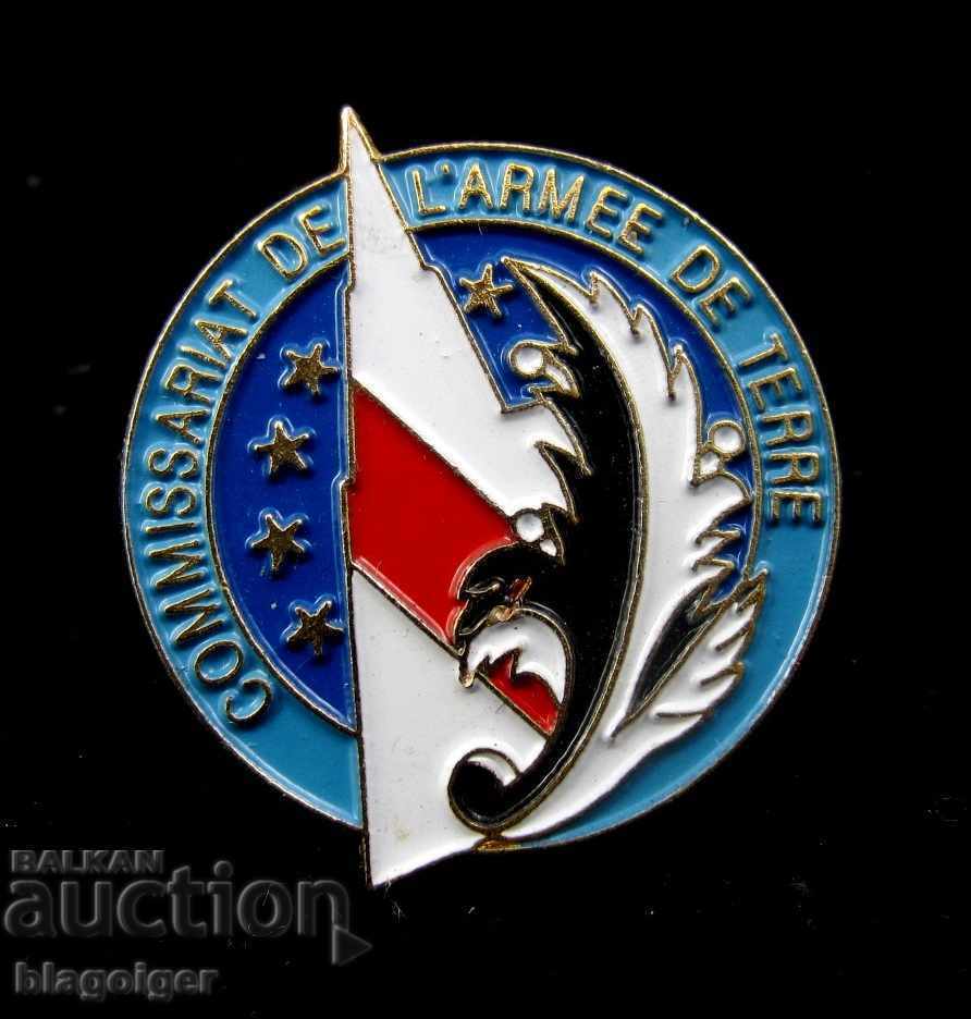 COMISARIATUL ARMATEI TERESTRE A FRANȚEI-INSIGNE MILITARE cu preț 8.90 BGN | € 4.55