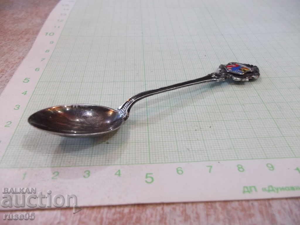 Spoon with old coat of silver - 10,9 g - 6 Spoon with old coat of silver - 10,9 g - 6