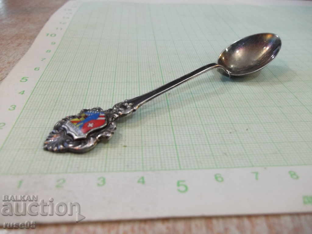 Spoon with old coat of silver - 10,9 g - 7 Spoon with old coat of silver - 10,9 g - 7