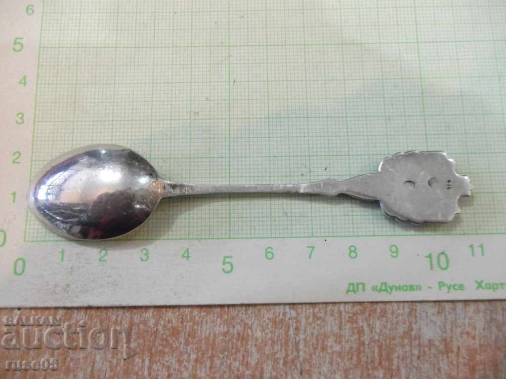 Auction Spoon with coat of arms - small silver - 11 g Auction Spoon with coat of arms - small silver - 11 g