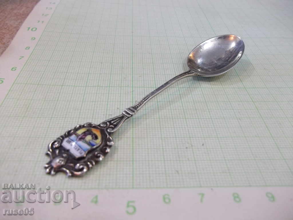 Spoon with coat of arms - small silver - 11 g - 7 Spoon with coat of arms - small silver - 11 g - 7