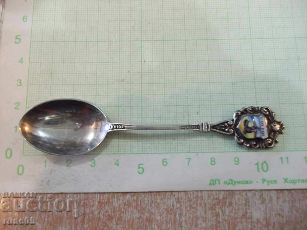 Spoon with coat of arms - small silver - 11 g