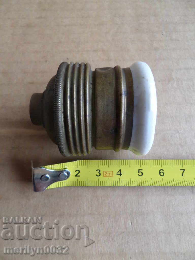 Δημοπρασία Παλιό πορσελάνινο φωτιστικό φανάρι πολυέλαιος αμπαζούρ 1920 Δημοπρασία Παλιό πορσελάνινο φωτιστικό φανάρι πολυέλαιος αμπαζούρ 1920