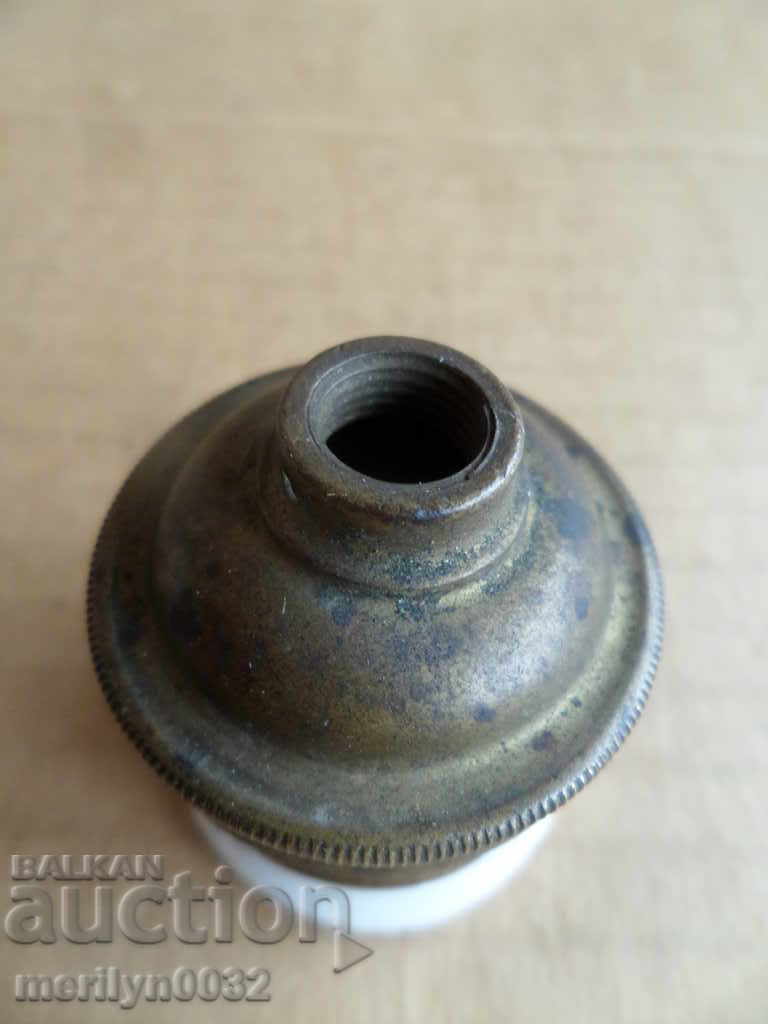 Παλιό πορσελάνινο φωτιστικό φανάρι πολυέλαιος αμπαζούρ 1920 - 7 Παλιό πορσελάνινο φωτιστικό φανάρι πολυέλαιος αμπαζούρ 1920 - 7