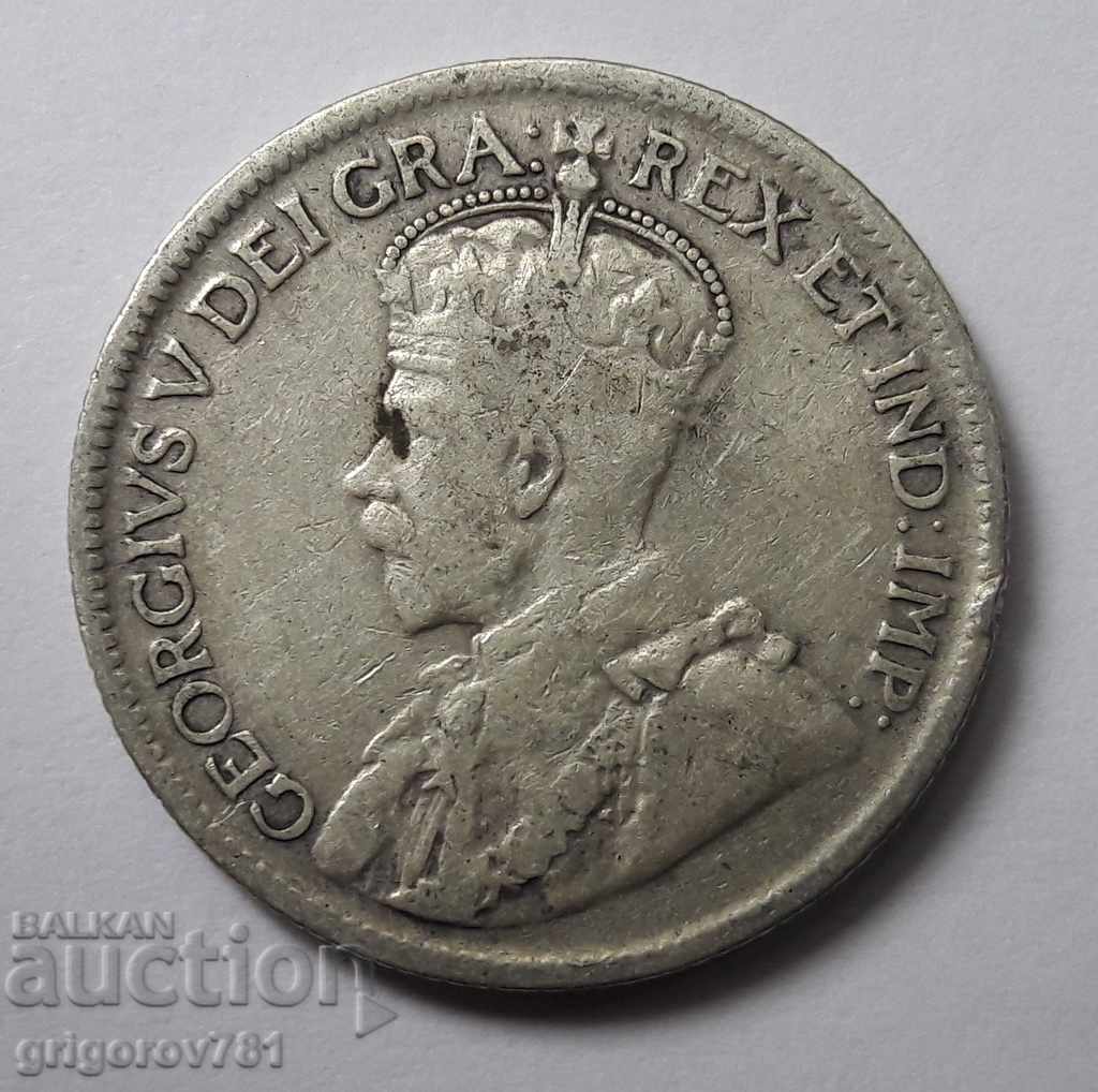 9 пиастъра сребро Кипър 1921  - сребърна монета рядка №8