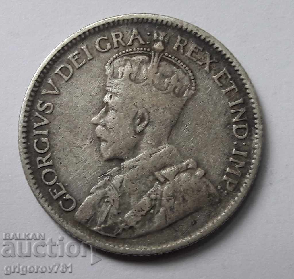 9 пиастъра сребро Кипър 1921  - сребърна монета рядка №11