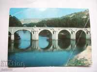 Old postcard town BYALA - the bridge of K. Ficheto