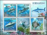 Чисти марки Подводници  2009 от Сао Томе и Принсипи
