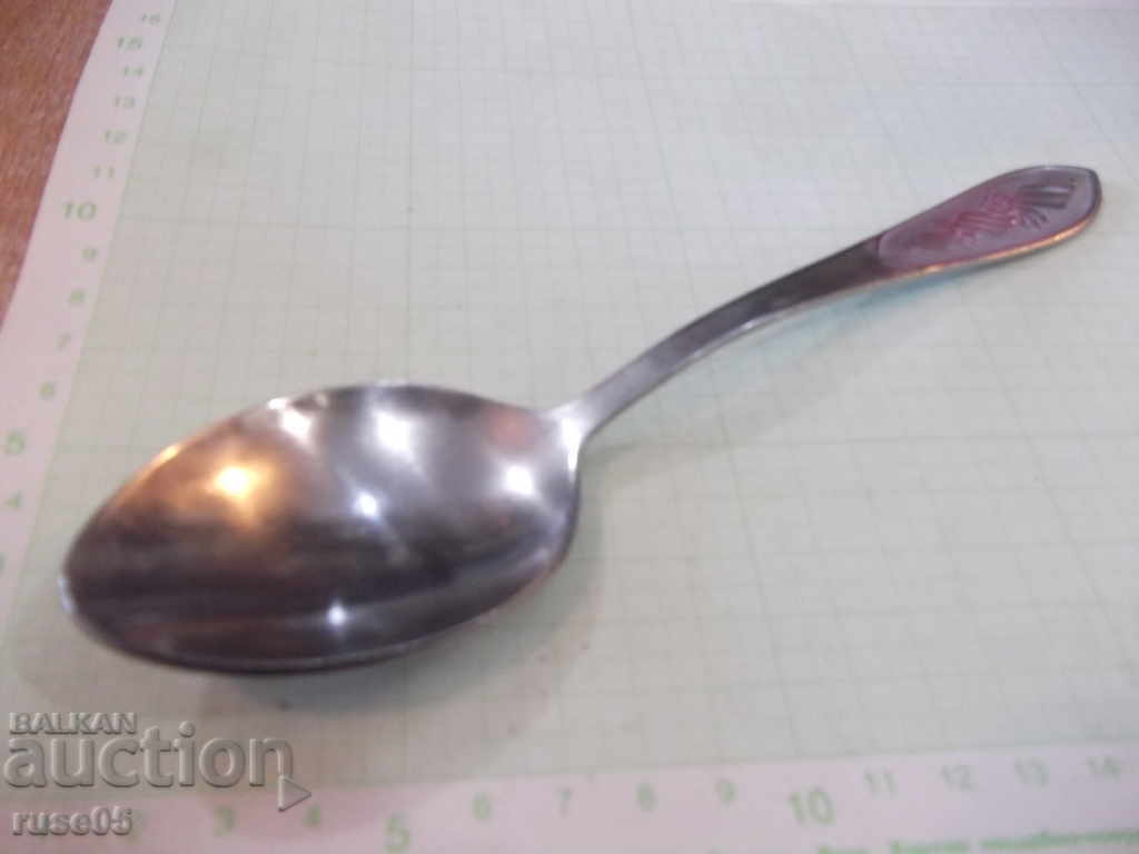 Lot of Soviet spoons - 3 pcs. - 5 Lot of Soviet spoons - 3 pcs. - 5