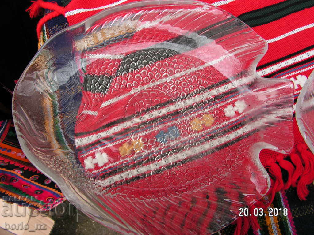 Auction 9096. SERVICE FOOTBALL FIBER MASSIVE GLASS WITH FITTINGS Auction 9096. SERVICE FOOTBALL FIBER MASSIVE GLASS WITH FITTINGS