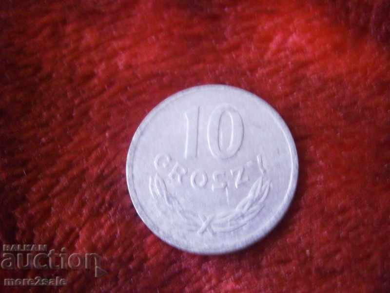 10 penny POLAND 1971 MONEDE