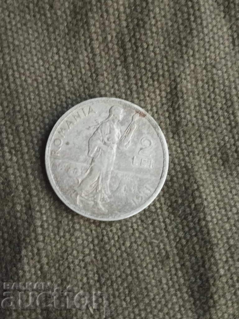 2 Lei 1911 Romania 2 Lei 1911 Romania