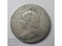 9 пиастъра сребро Кипър 1901  - сребърна монета рядка №10