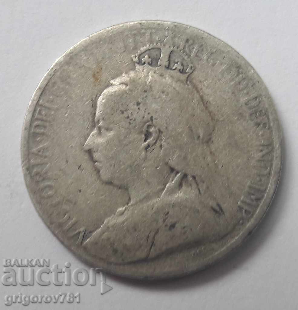 9 Piaștrii argint 1901 Cipru - o monedă din argint rară №12