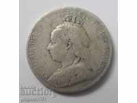 9 пиастъра сребро Кипър 1901  - сребърна монета рядка №12