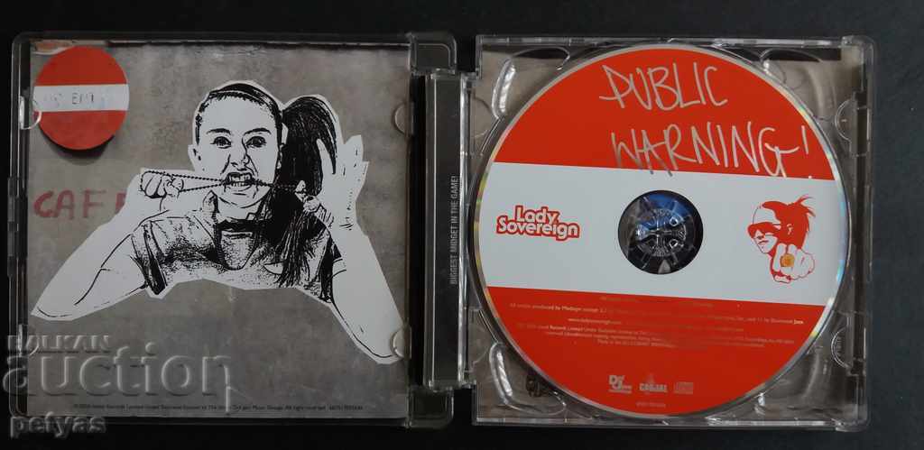 SD - Lady sovereign Public Warning - MUSIC with price 4.50 BGN | € 2.30 SD - Lady sovereign Public Warning - MUSIC with price 4.50 BGN | € 2.30